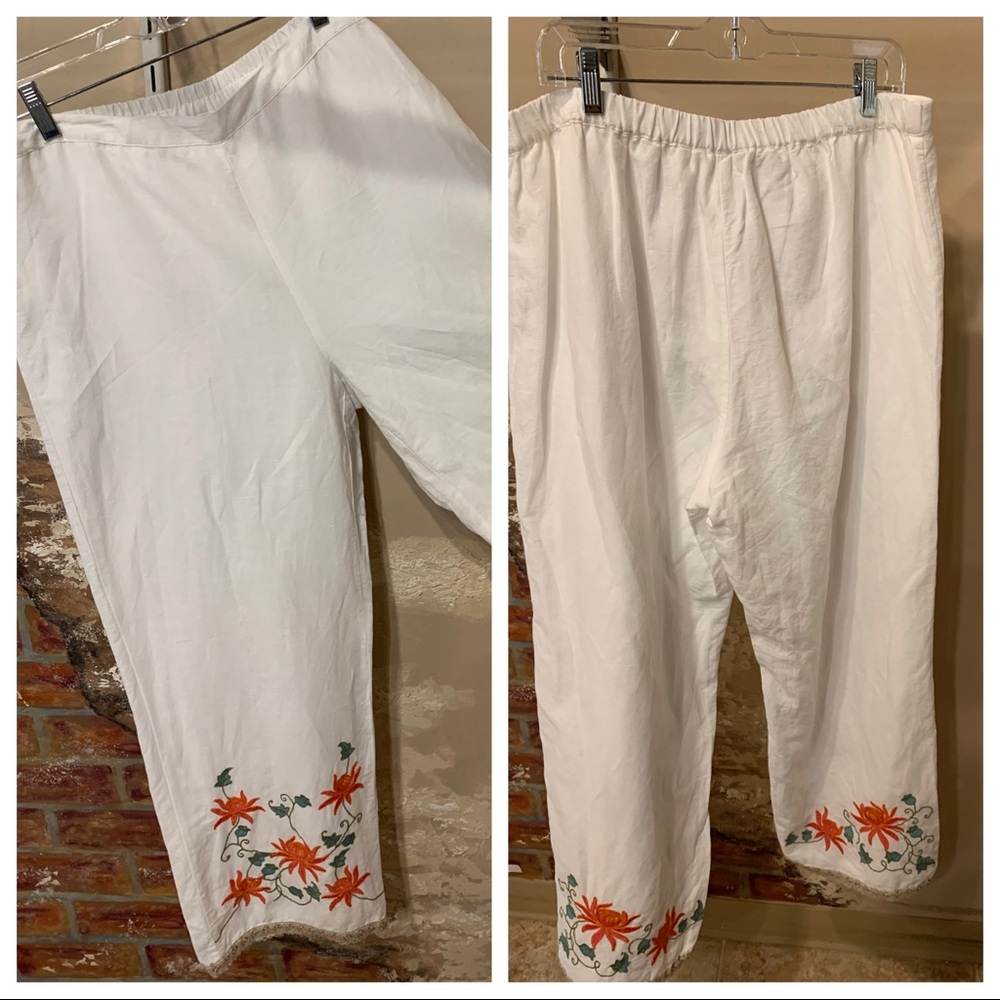 💥Summer White Linen Pants💥
